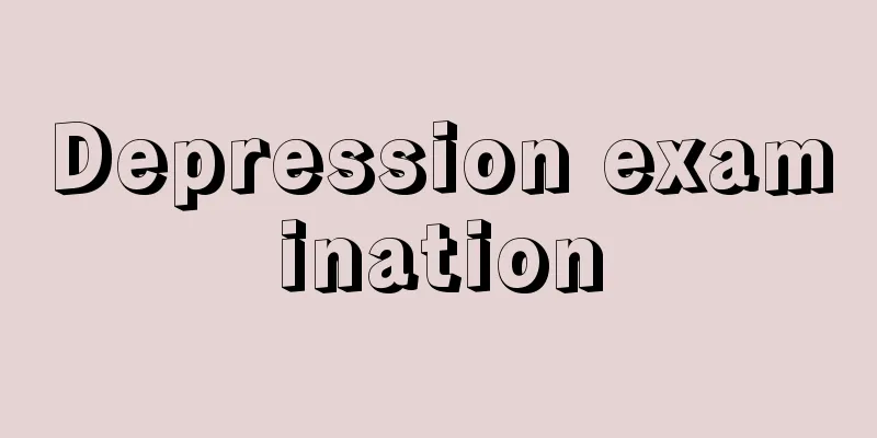 Depression examination