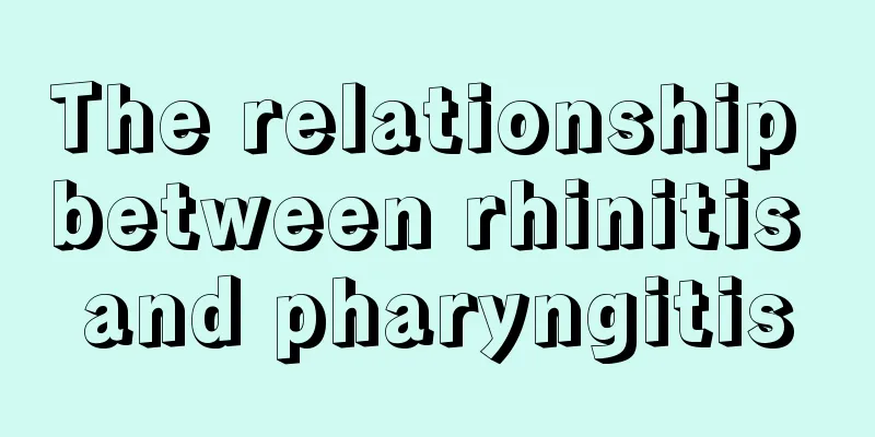 The relationship between rhinitis and pharyngitis