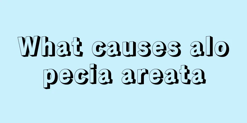 What causes alopecia areata