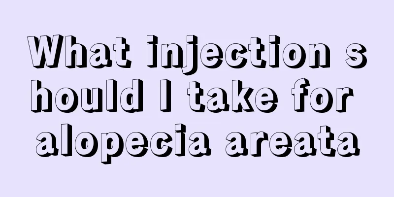 What injection should I take for alopecia areata