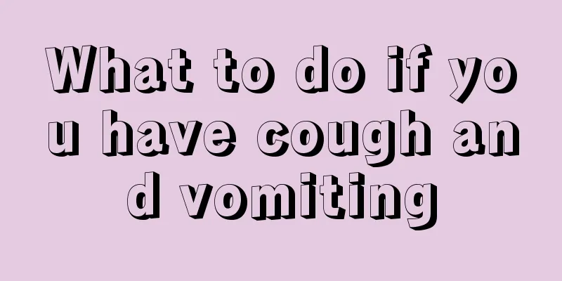 What to do if you have cough and vomiting