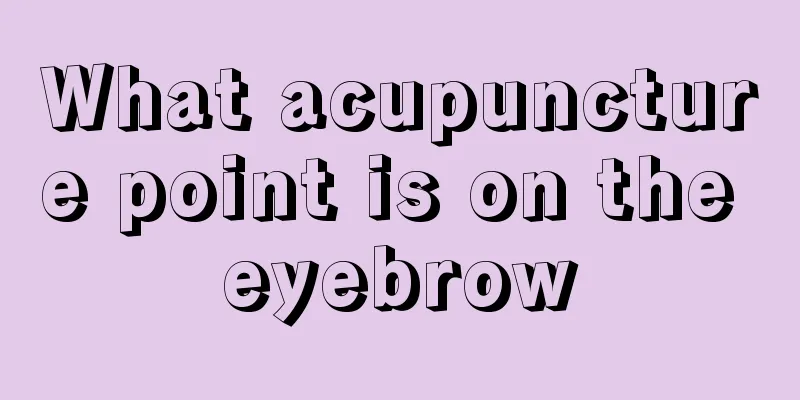 What acupuncture point is on the eyebrow
