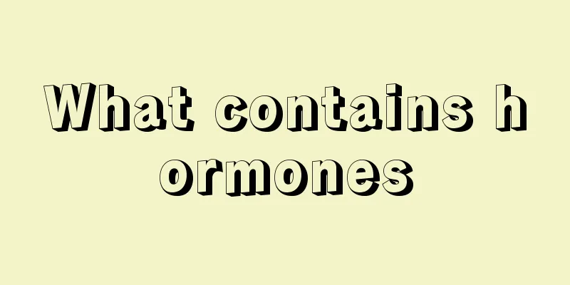 What contains hormones