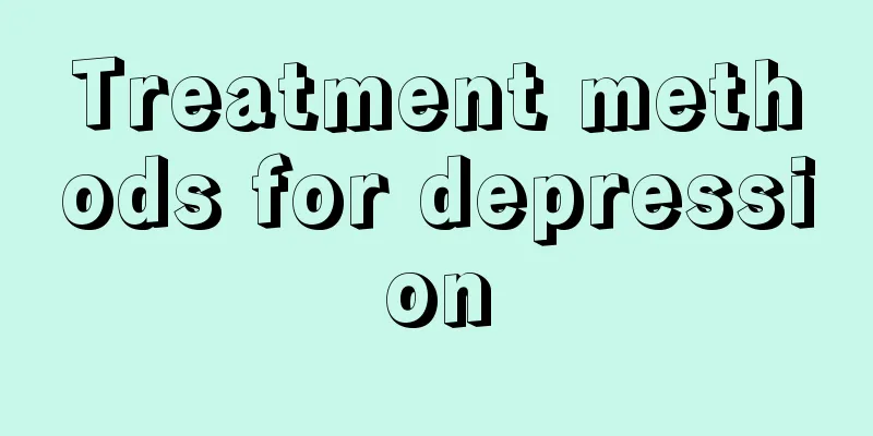 Treatment methods for depression