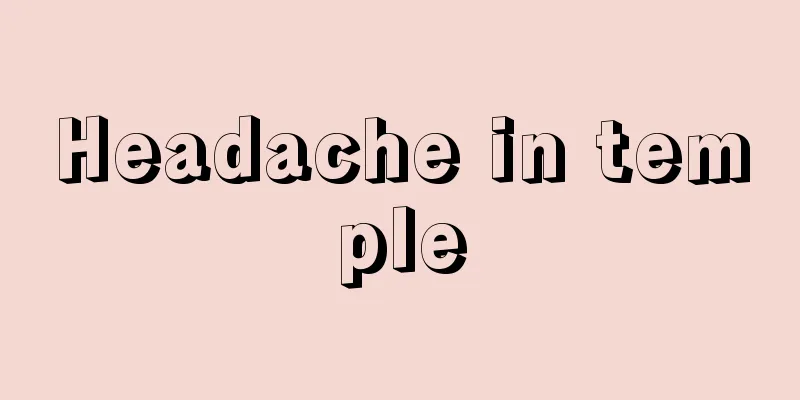 Headache in temple