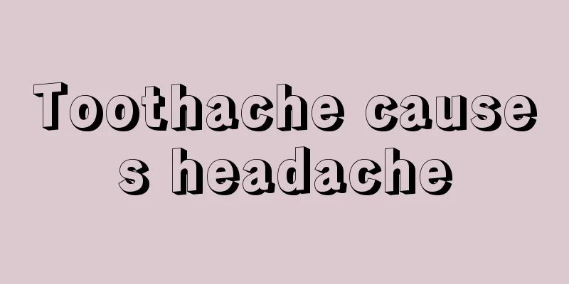Toothache causes headache