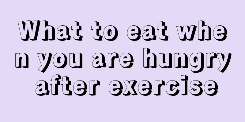 What to eat when you are hungry after exercise