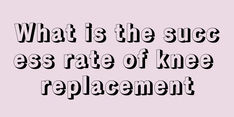 What is the success rate of knee replacement