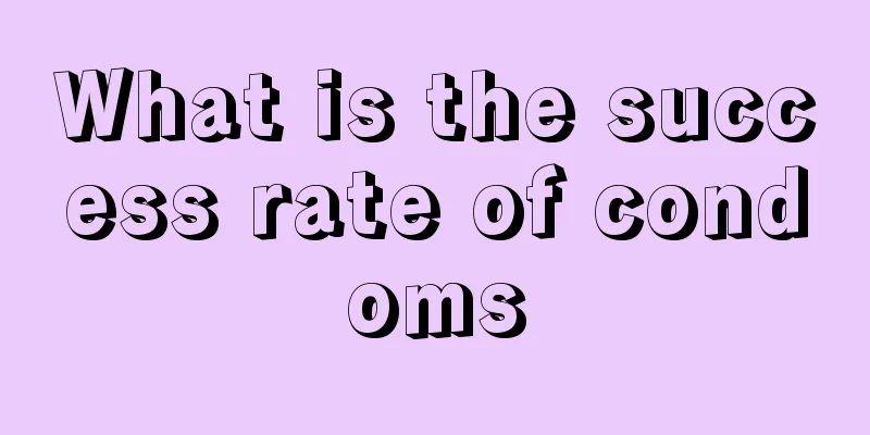 What is the success rate of condoms