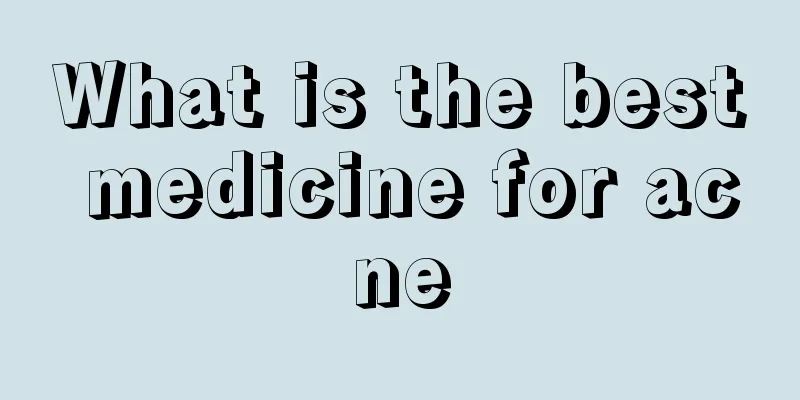 What is the best medicine for acne