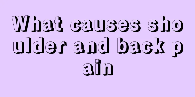 What causes shoulder and back pain