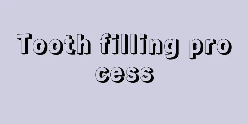 Tooth filling process