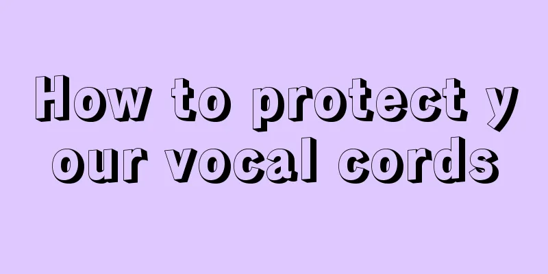 How to protect your vocal cords