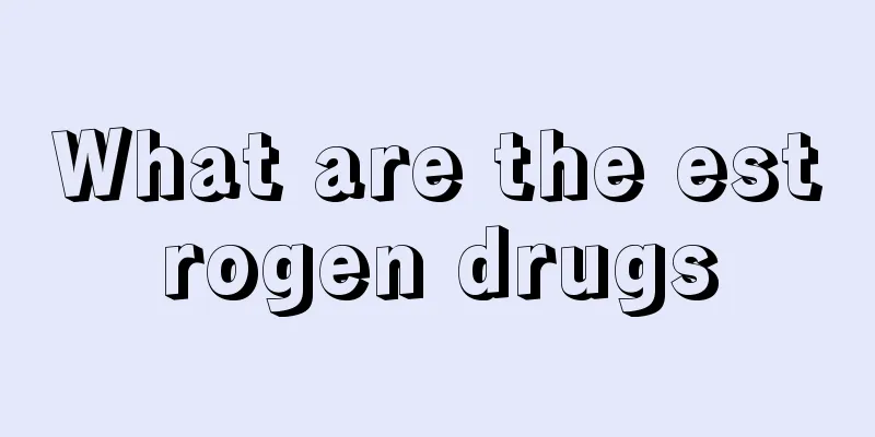 What are the estrogen drugs