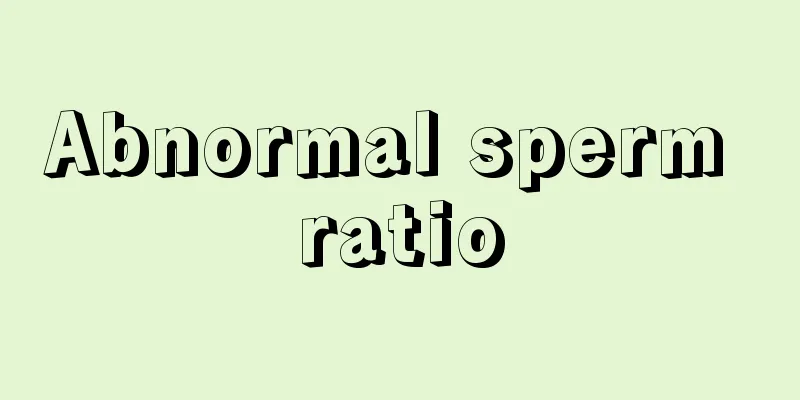 Abnormal sperm ratio