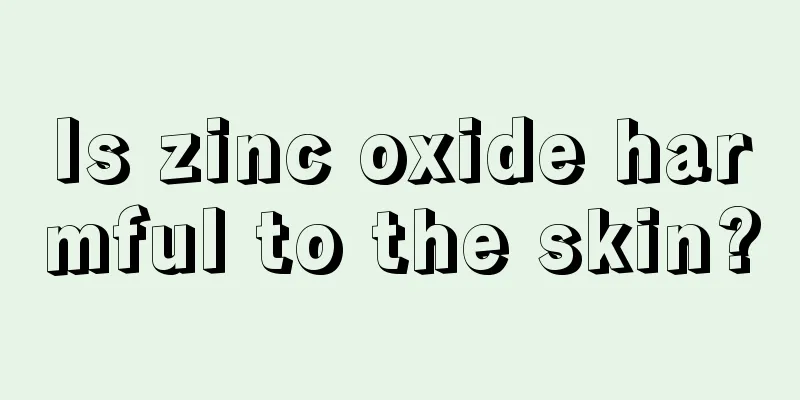 Is zinc oxide harmful to the skin?
