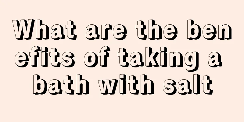 What are the benefits of taking a bath with salt