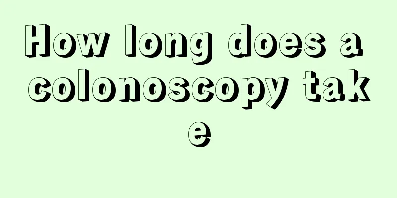 How long does a colonoscopy take