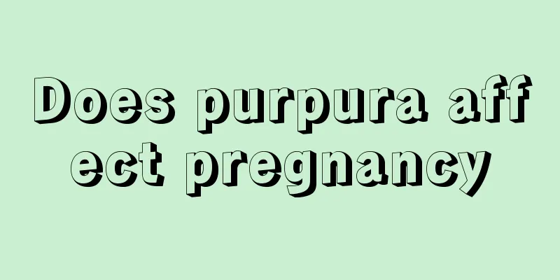 Does purpura affect pregnancy