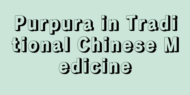 Purpura in Traditional Chinese Medicine