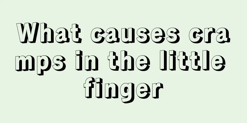 What causes cramps in the little finger