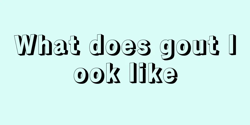 What does gout look like