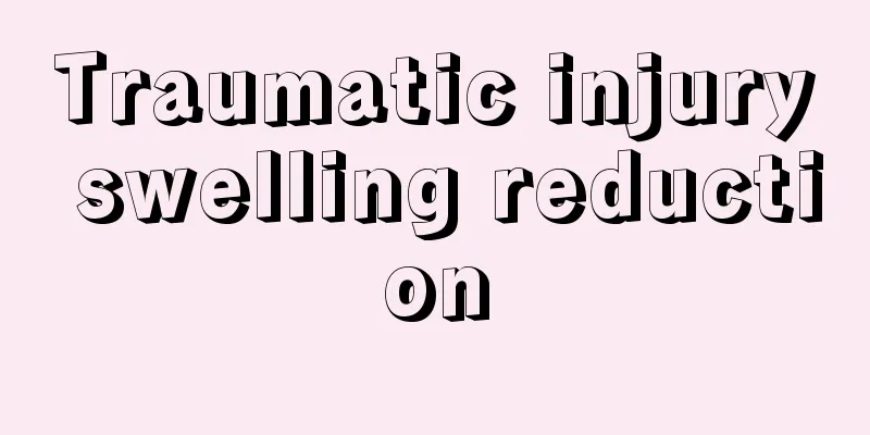 Traumatic injury swelling reduction