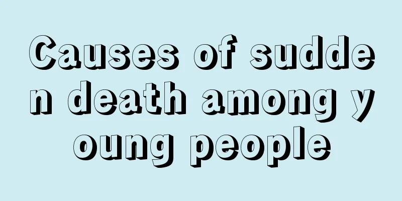 Causes of sudden death among young people