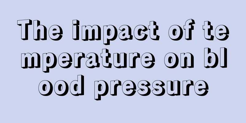 The impact of temperature on blood pressure