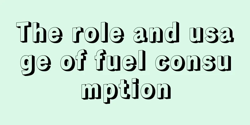 The role and usage of fuel consumption