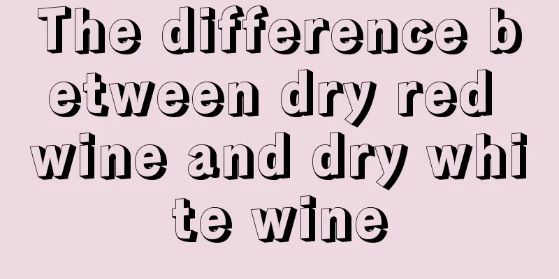 The difference between dry red wine and dry white wine