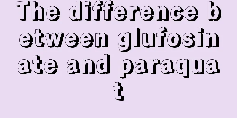 The difference between glufosinate and paraquat
