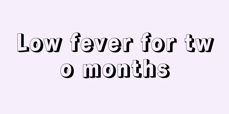Low fever for two months