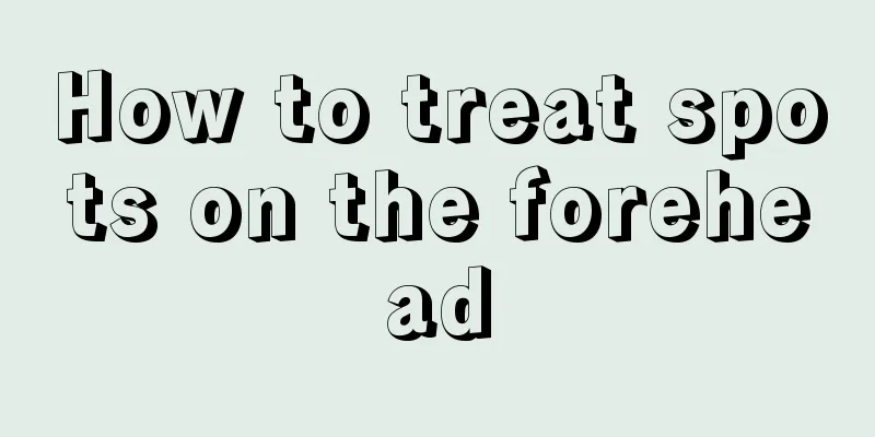 How to treat spots on the forehead