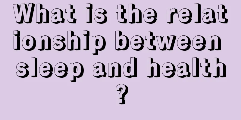 What is the relationship between sleep and health?