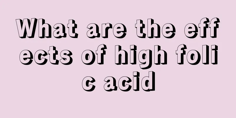 What are the effects of high folic acid