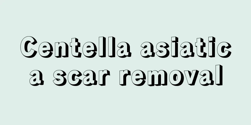 Centella asiatica scar removal