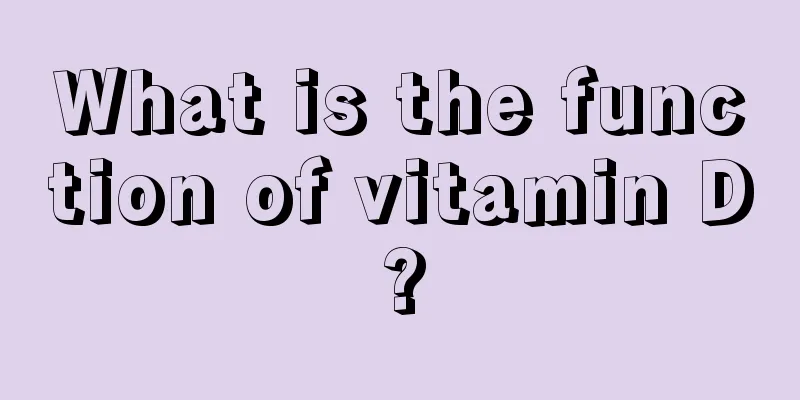 What is the function of vitamin D?