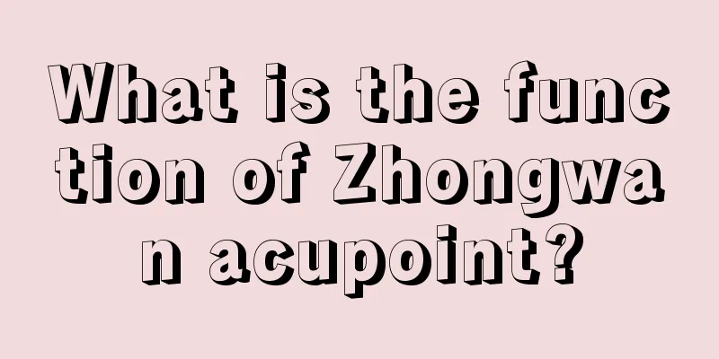 What is the function of Zhongwan acupoint?