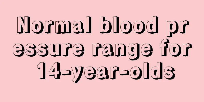 Normal blood pressure range for 14-year-olds