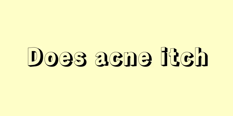 Does acne itch