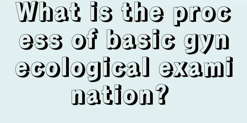 What is the process of basic gynecological examination? 