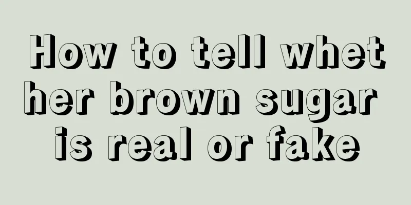 How to tell whether brown sugar is real or fake