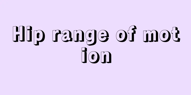 Hip range of motion