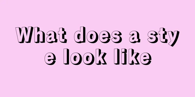 What does a stye look like
