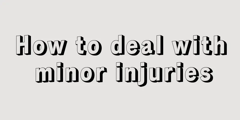 How to deal with minor injuries