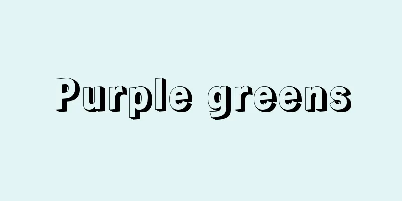 Purple greens