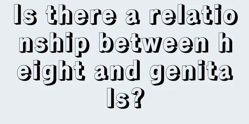 Is there a relationship between height and genitals?