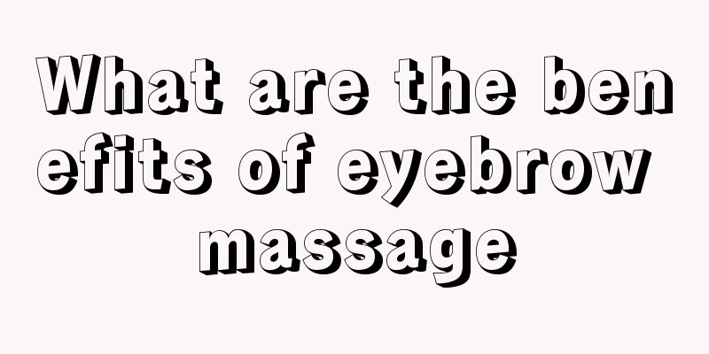 What are the benefits of eyebrow massage