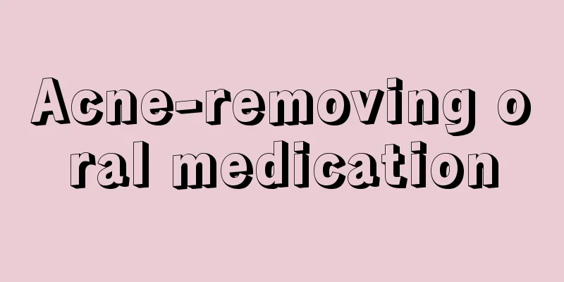 Acne-removing oral medication